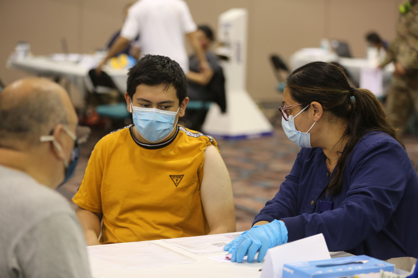 The final day of the Atlantic City Convention Center state run mega site for COVID-19 vaccinations Saturday, June 19, 2021.